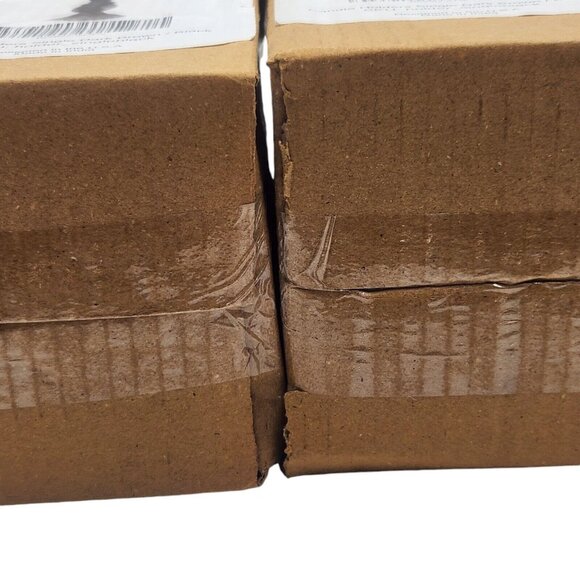 2x Mainevent Tall Pillar Candle Holder 8 in Dark Brown Rustic Wood Decor - Picture 15 of 15